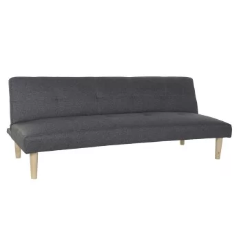 Sofabed DKD Home Decor Polyester Rubber wood (180 x 68 x...