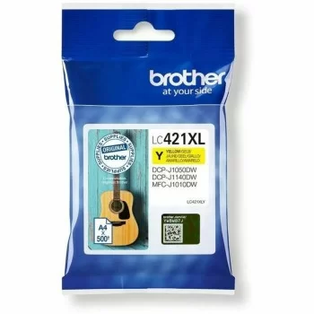 Original Ink Cartridge Brother LC421XLY Yellow