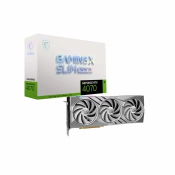 Graphics card MSI GEFORCE RTX 4070 GAMING X SLIM WHITE...