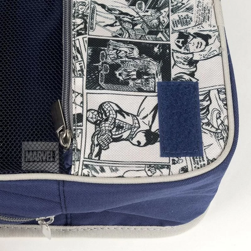 Travel Vanity Bag with Hook Marvel Grey Blue