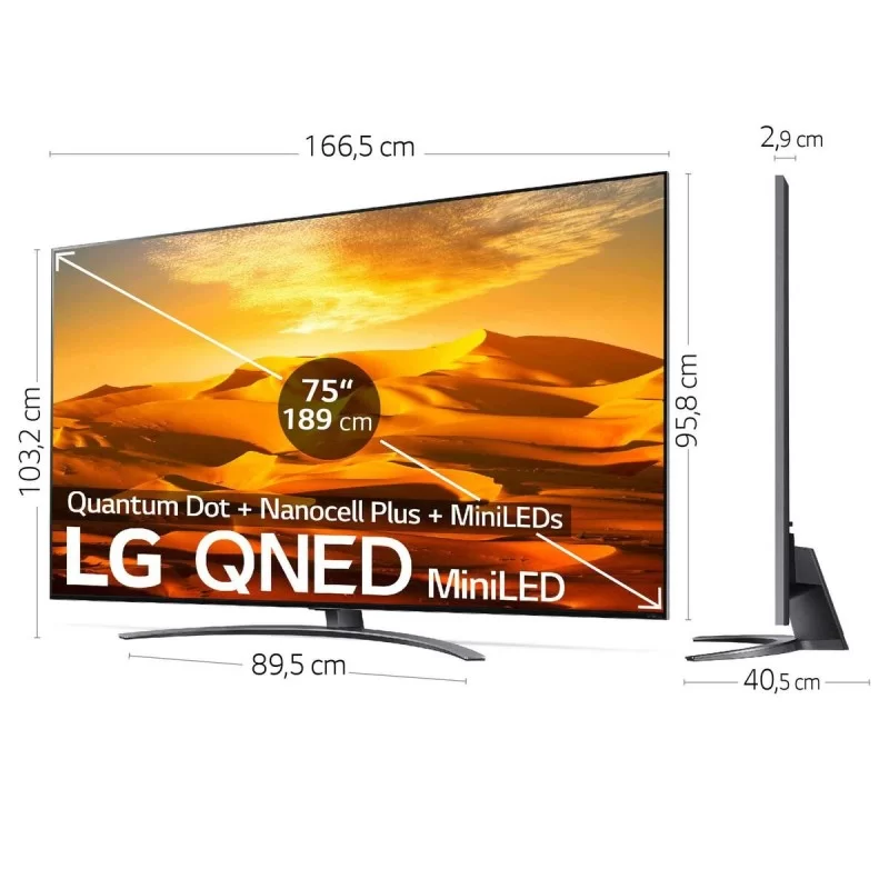 Smart TV LG 75QNED916QE 4K Ultra HD 75" LED HDR...