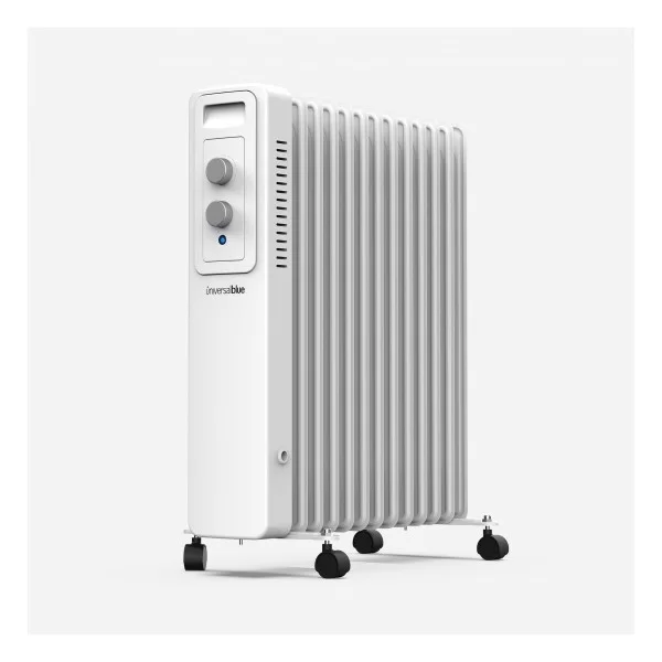 Oil-filled Radiator (13 chamber) Universal Blue 461-UCRA9102 White 2500 W