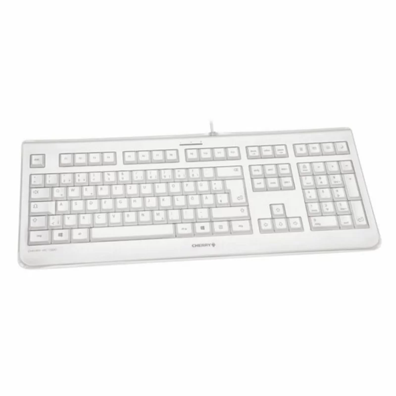 Keyboard Cherry JK-1068ES-0 White Grey Spanish Qwerty