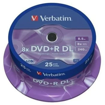 DVD-R Verbatim 25 Units 8,5 GB 8x