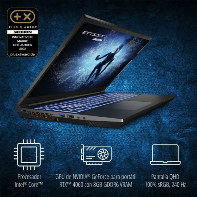 Laptop Medion Erazer Deputy P50 15,6" Intel...