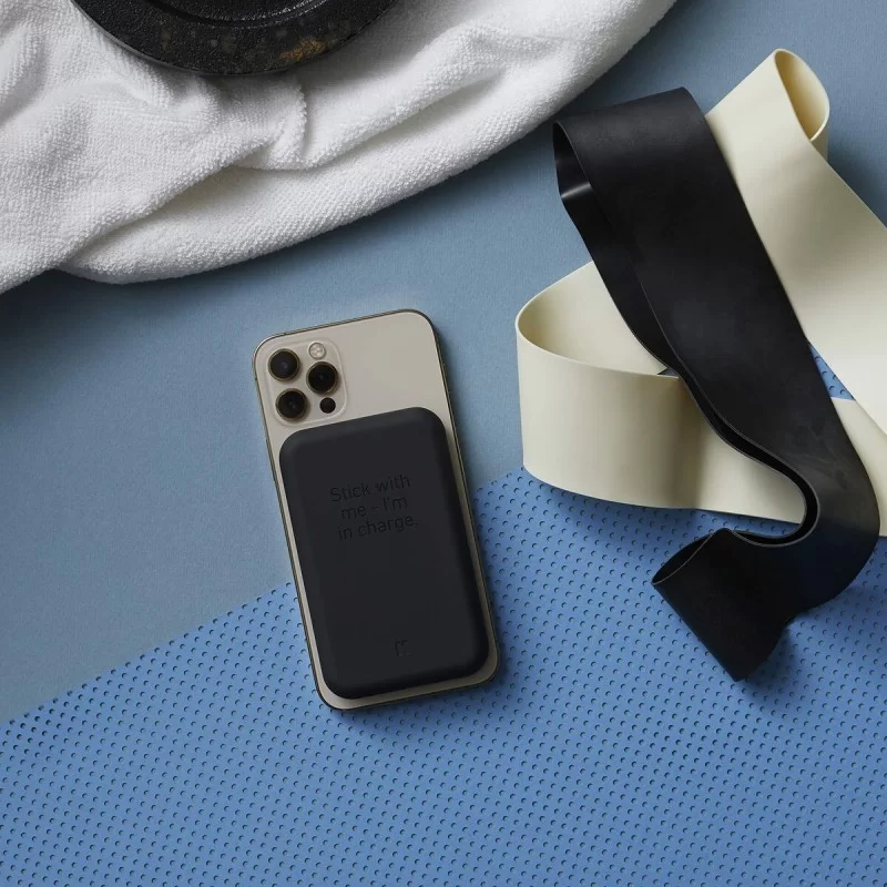 Power Bank with Wireless Charger Kreafunk Black...