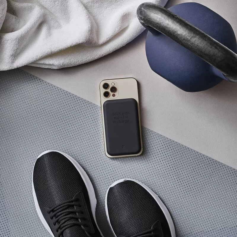 Power Bank with Wireless Charger Kreafunk Black...