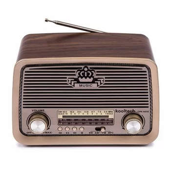 Radio Kooltech Am/Fm/Sw Bluetooth Brown