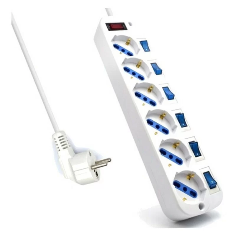 Power Socket - 6 Sockets with Switch Ewent...