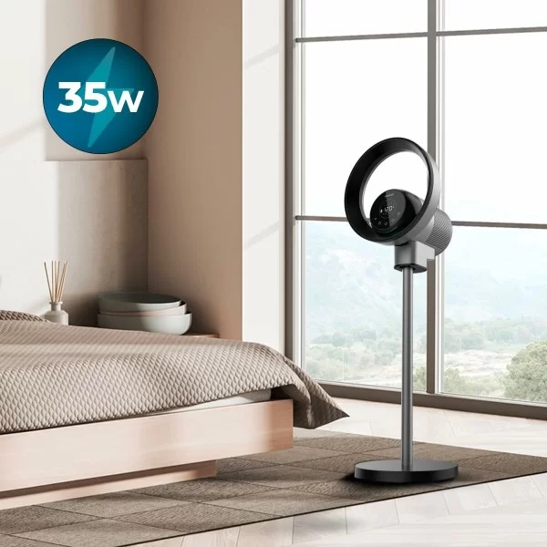 Freestanding Fan Cecotec TotalPure 2in1 MoonStyle Dark 35 W