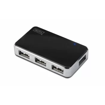 USB Hub Digitus DA-70220 Black Black/Grey