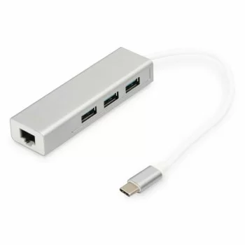 USB Hub Digitus DA-70255 Grey White/Grey Silver