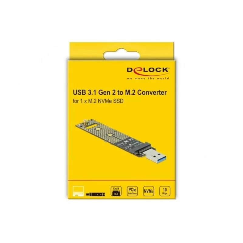 Hard Drive Adapter DELOCK 64069 Green USB USB...