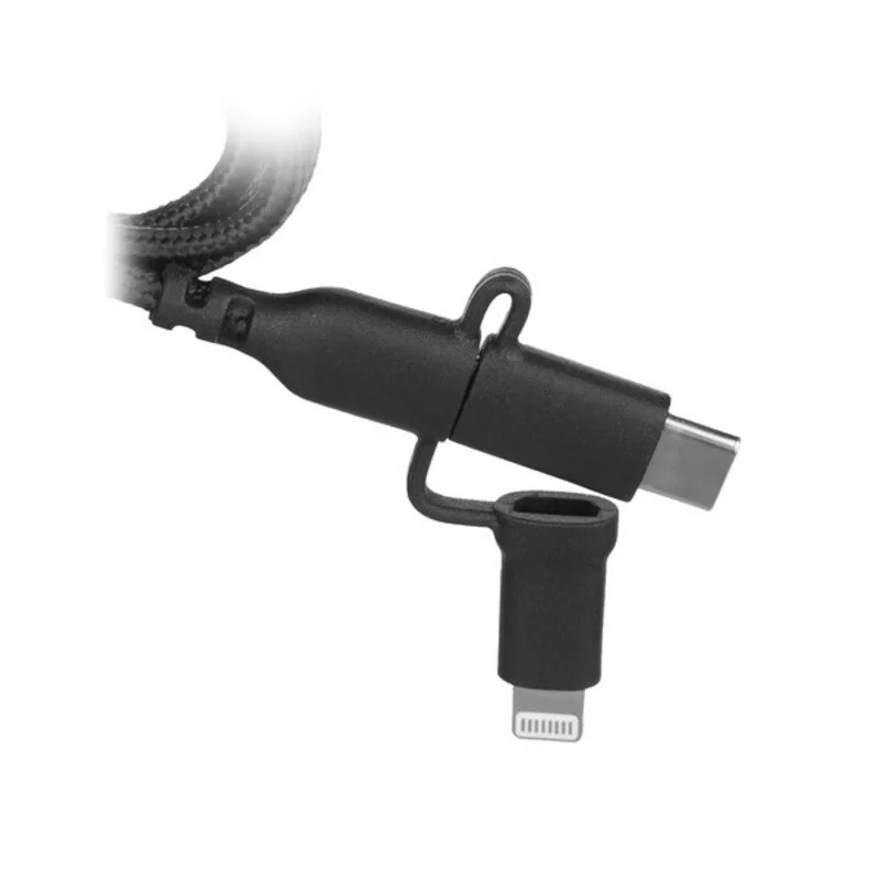 USB Cable to USB-C and Lightning Ewent EW1376...