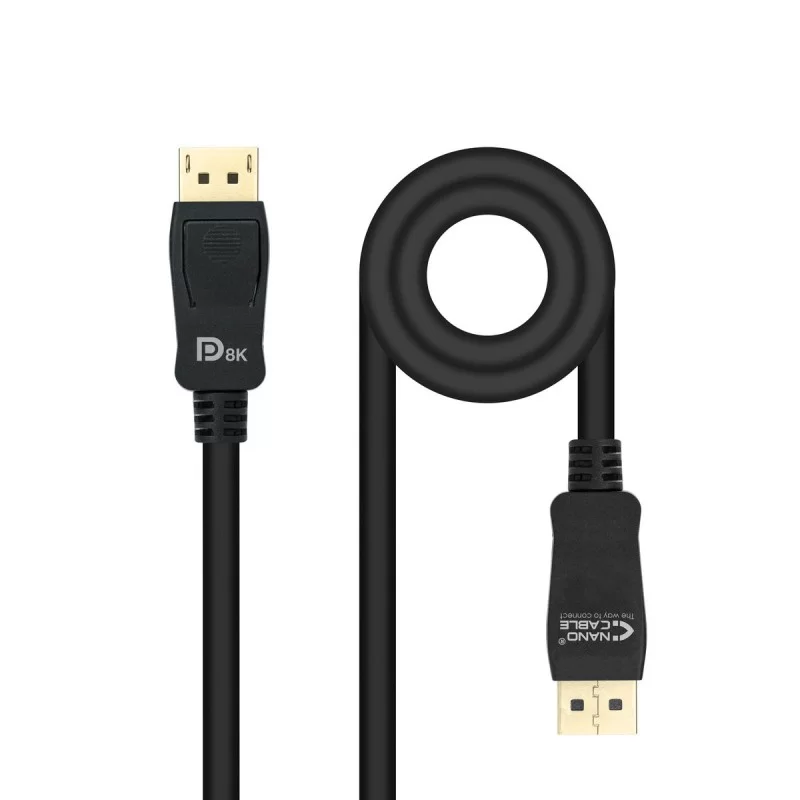 DisplayPort Cable NANOCABLE HDR 8K Ultra HD Black