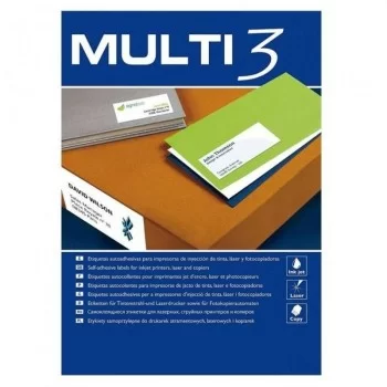 Printer Labels MULTI 3 70 x 35 mm White Upright 100...