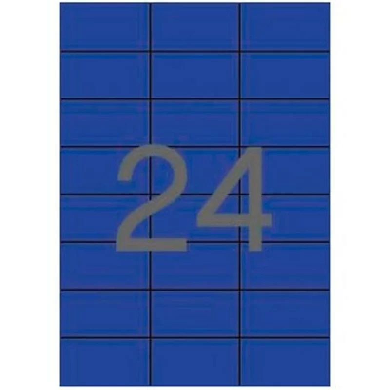 Printer Labels Apli Blue 70 x 37 mm