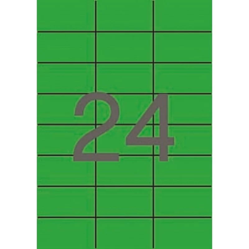 Printer Labels Apli Green 70 x 37 mm