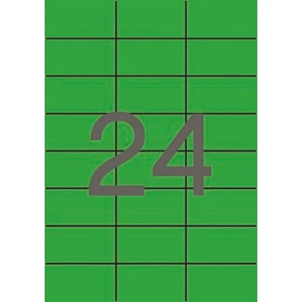 Printer Labels Apli Green 70 x 37 mm
