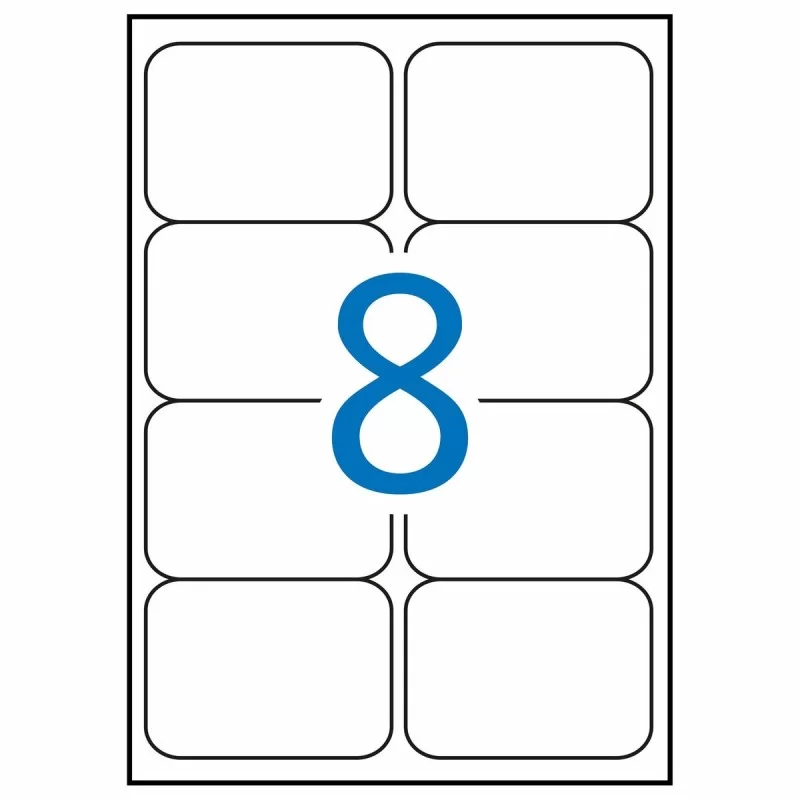 Printer Labels Apli 100 Sheets White 99,1 x...