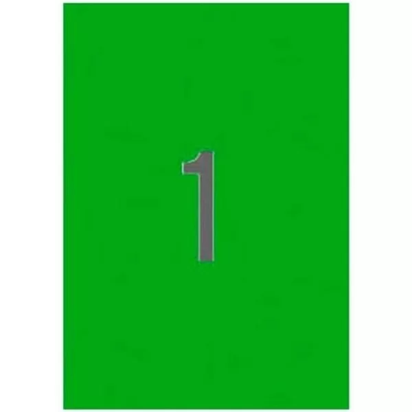 Printer Labels Apli Green 210 x 297 mm