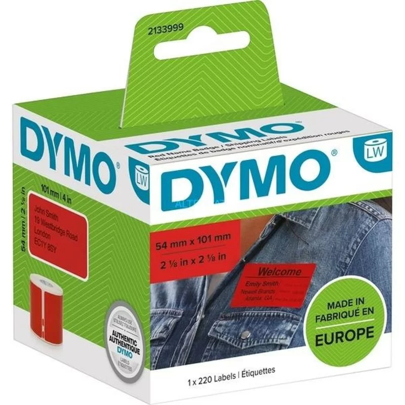 Printer Labels Dymo Label Writer Red 220 Pieces...