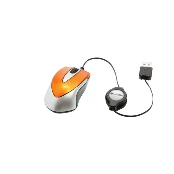 Optical mouse Verbatim GO MINI TRAVEL Orange