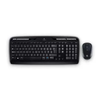 Keyboard and Wireless Mouse Logitech MK330 Black Spanish...