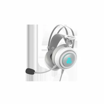 Headphones with Microphone Newskill Drakain White 2,4 m...