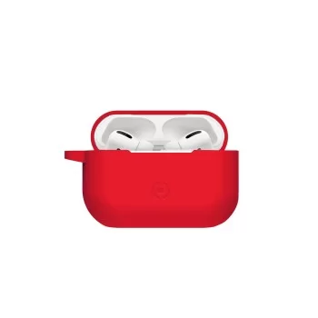 Protective Case Celly AIRPODS PRO Headphones Red Silicone...
