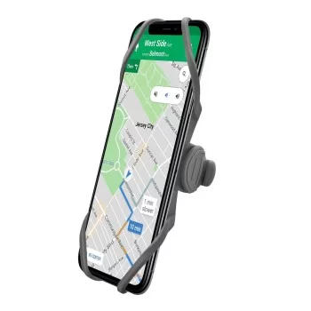 Bike Phone Holder Celly SWIPEBIKESTEMGR Grey Silicone