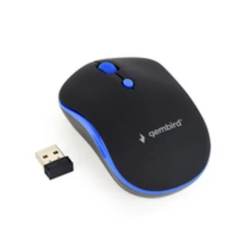Optical Wireless Mouse GEMBIRD MUSW-4B-03-B Black/Blue (1...