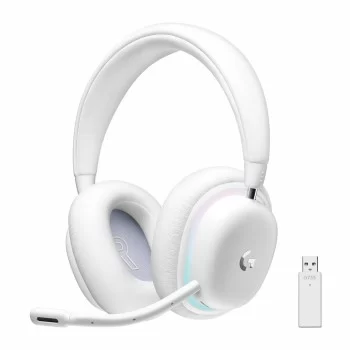 Bluetooth Headset with Microphone Logitech G735 White...