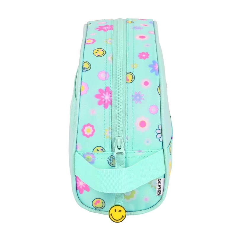 School Toilet Bag Smiley Summer fun Turquoise...
