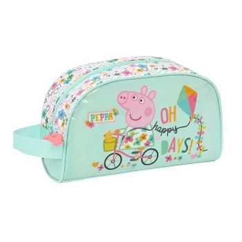 School Toilet Bag Peppa Pig Cosy corner Light Blue (26 x...