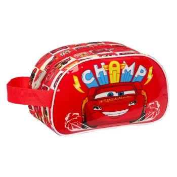 School Toilet Bag Cars Let's race Red White (26 x 15 x 12...