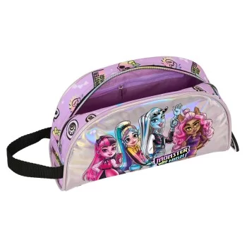 Travel Vanity Case Monster High Best boos Lilac Polyester...