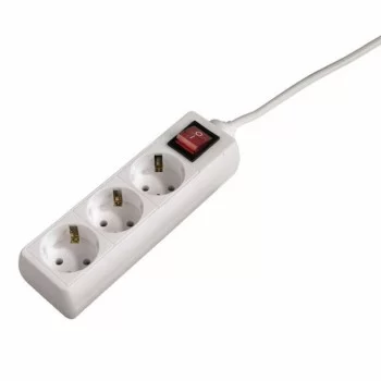 Schuko 3 Way Multi-socket Adapter Hama Technics 00030382...