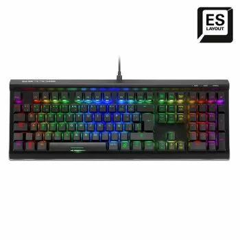 Gaming Keyboard Sharkoon SKILLER SGK60 RGB Black Spanish...