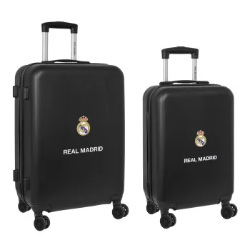 Set of suitcases Real Madrid C.F. + mediano 24 Trolley...