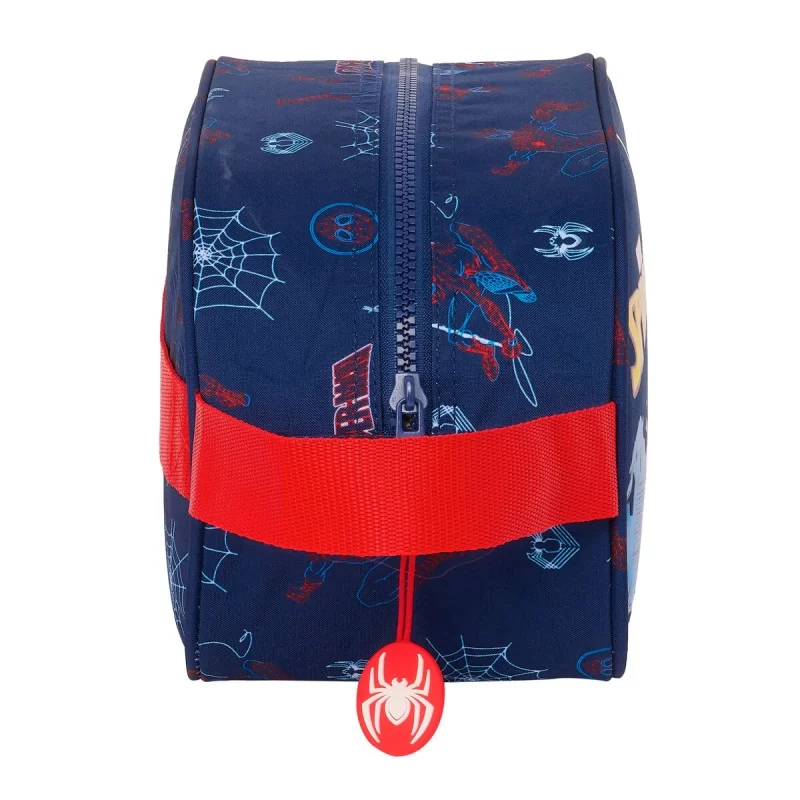 School Toilet Bag Spider-Man Neon Navy Blue 26...