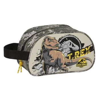 School Toilet Bag Jurassic World Warning Grey 26 x 15 x...