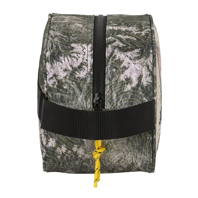 School Toilet Bag Jurassic World Warning Grey...