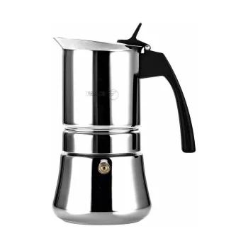 Italian Coffee Pot FAGOR Stainless steel 18/10 Chromed...