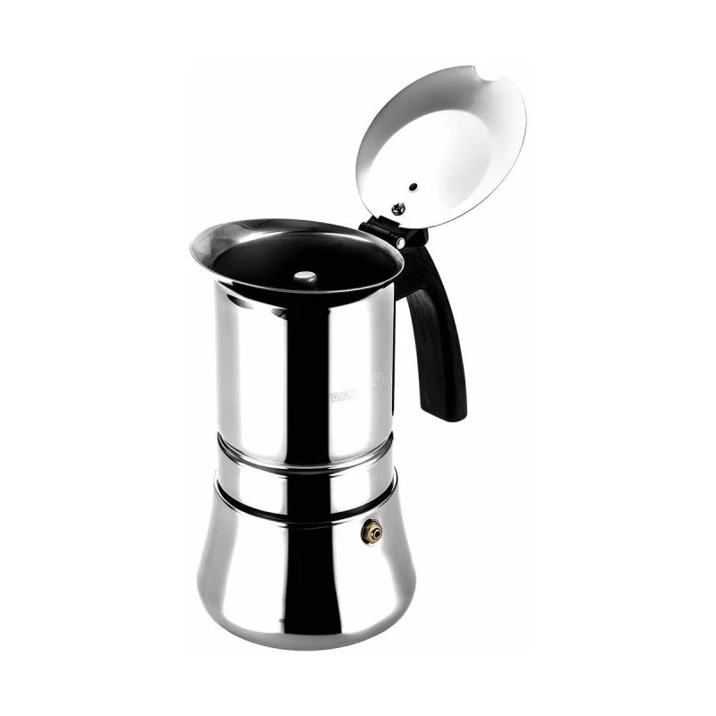 Italian Coffee Pot FAGOR Stainless steel 18 10 Chromed 10 Cups