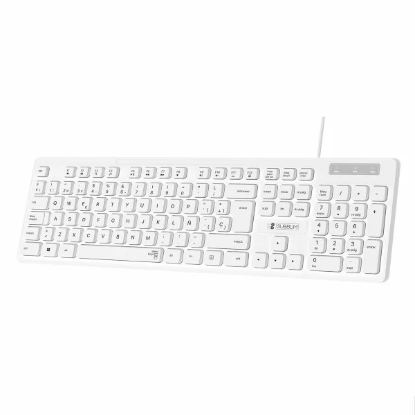 Keyboard Subblim SUBKBC0SSK51 White