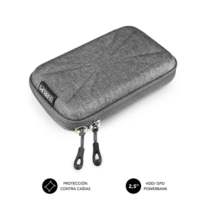 Hard drive case Subblim SUBHDDHBC002 Grey