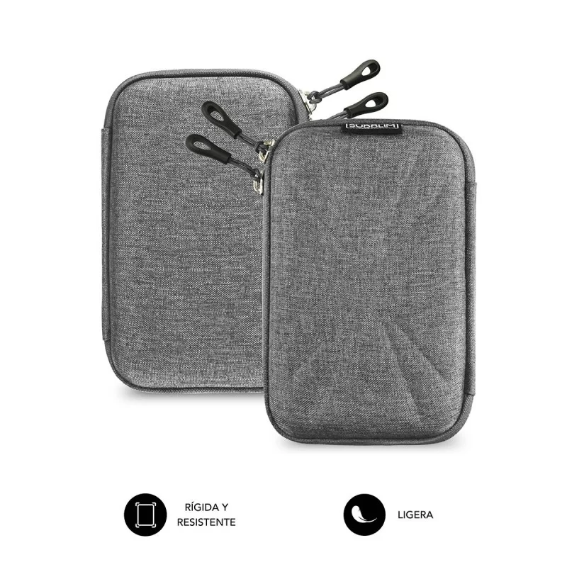 Hard drive case Subblim SUBHDDHBC002 Grey