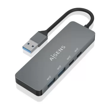 USB Hub Aisens A106-0696 Grey