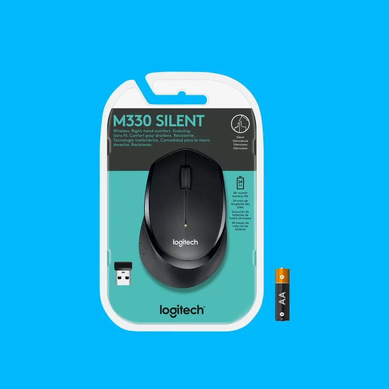 Wireless Mouse Logitech 910-004909 1000 dpi Black